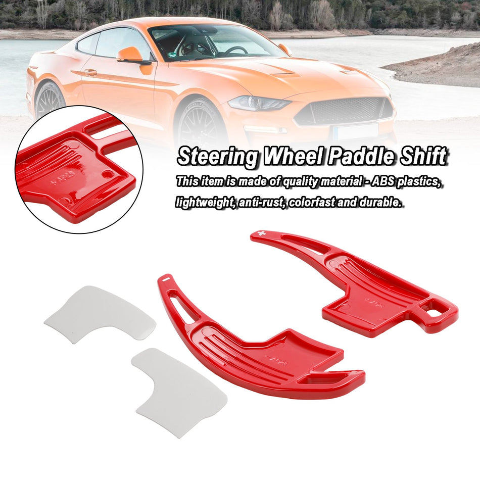 2015–2023 Ford Mustang Rot Lenkrad Schaltwippe Hebel Schalthebel