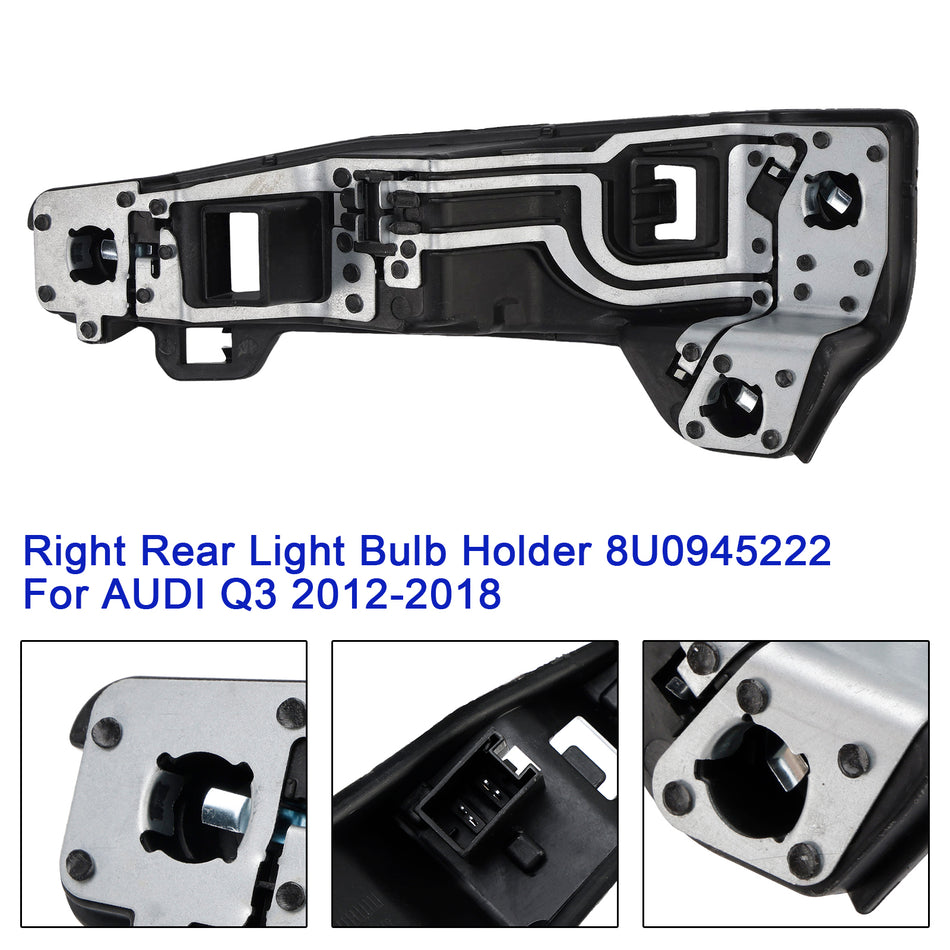 Right Rear Light Bulb Holder 8U0945222 Für AUDI Q3 2012-2018