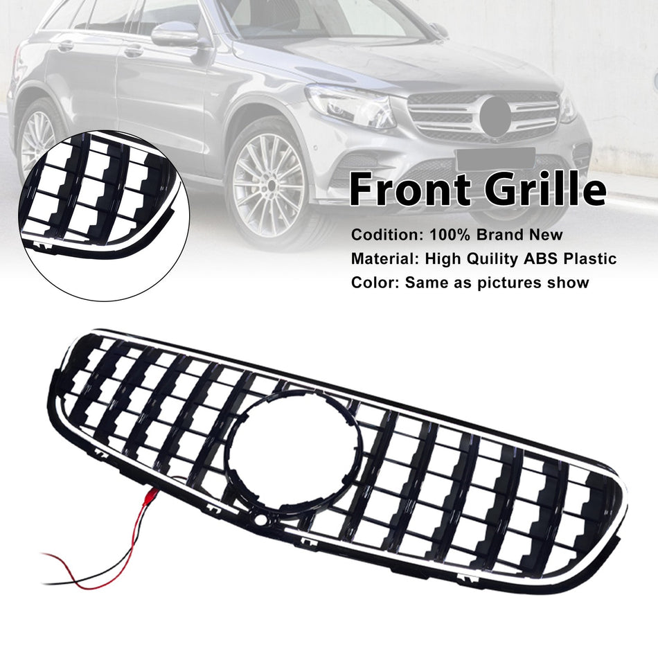 Frontstoßstangengrill im GT-Stil für Mercedes-Benz GLC X253 C25 (2015–2019)