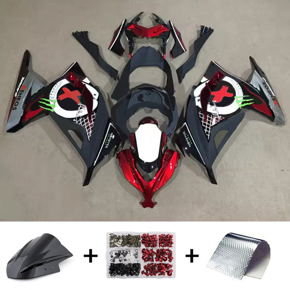 Verkleidungssatz aus ABS-Kunststoff, passend für Kawasaki EX300 Ninja300 (2013-2024)