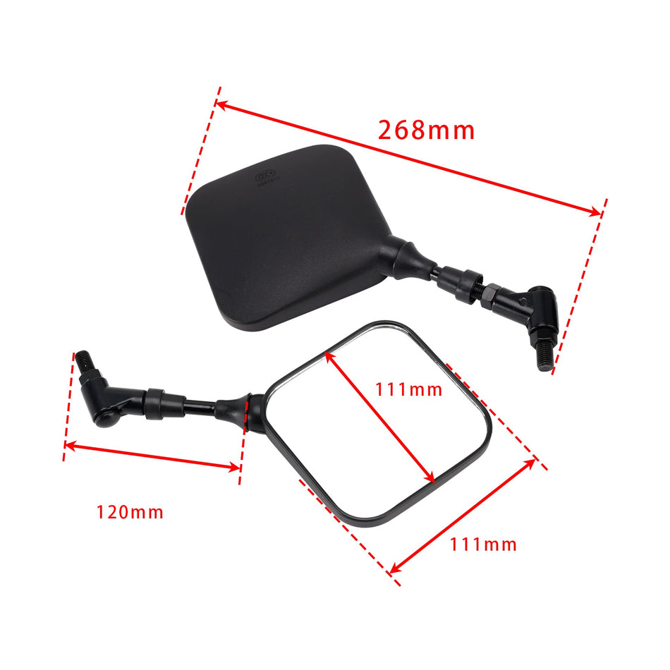 Spiegelsatz für Suzuki DR200 DR250 DR350 DR 200 250 350 DRZ400 S SM DR650 S SE