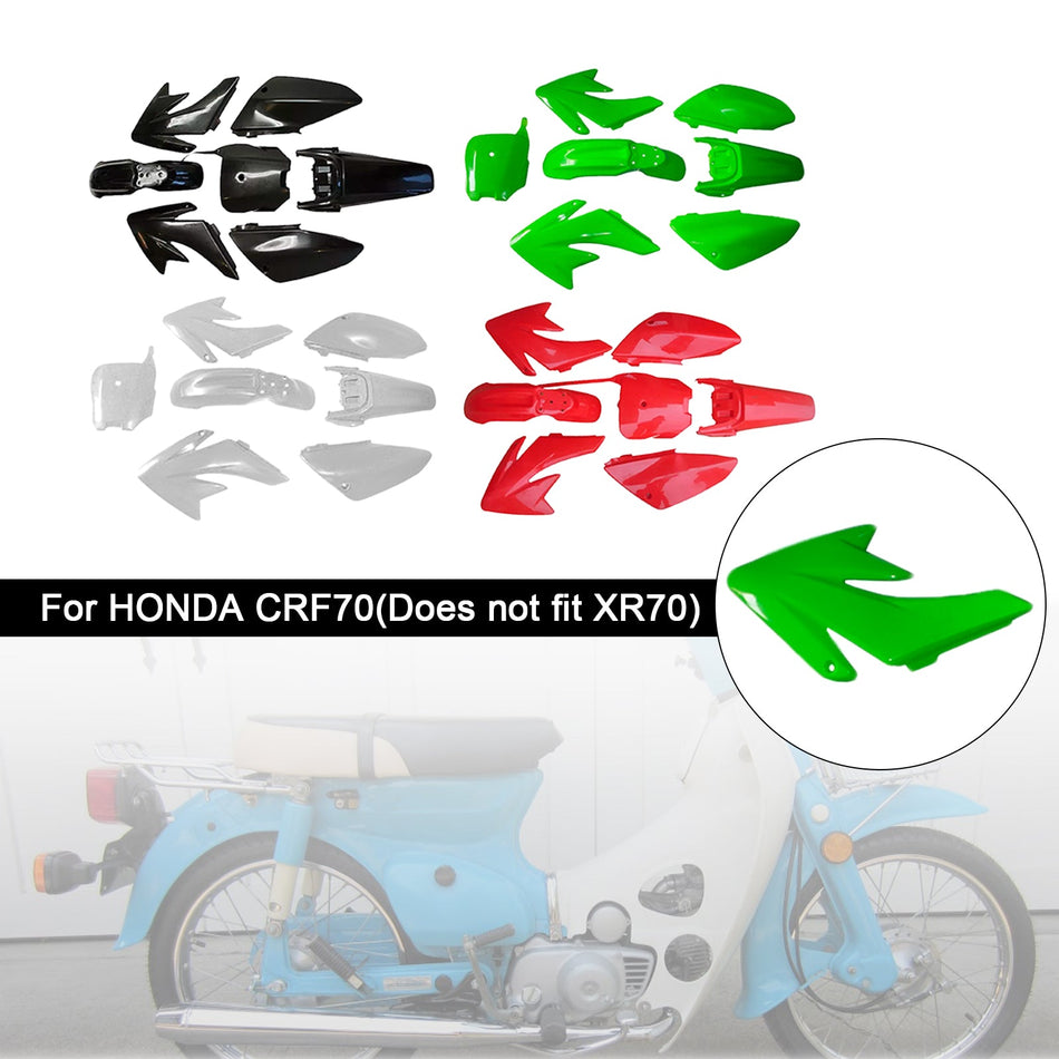 HONDA CRF70 DIRT BIKE Karosserie Kunststoff Kit Kotflügel Verkleidung