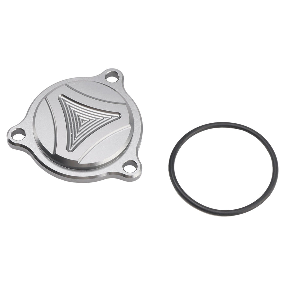 CNC ÖLFILTERABDECKUNG GRAU FÜR SUZUKI DRZ400 DRZ 400S DRZ 400SM DRZ400E 05-2025