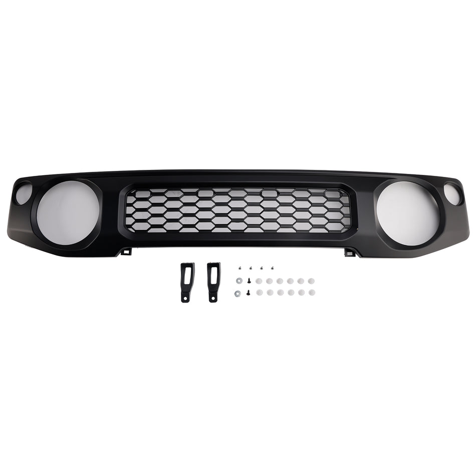 Black Honeycomb Front Bumper Grille Grill Für Suzuki Jimny JB74 2019-2023