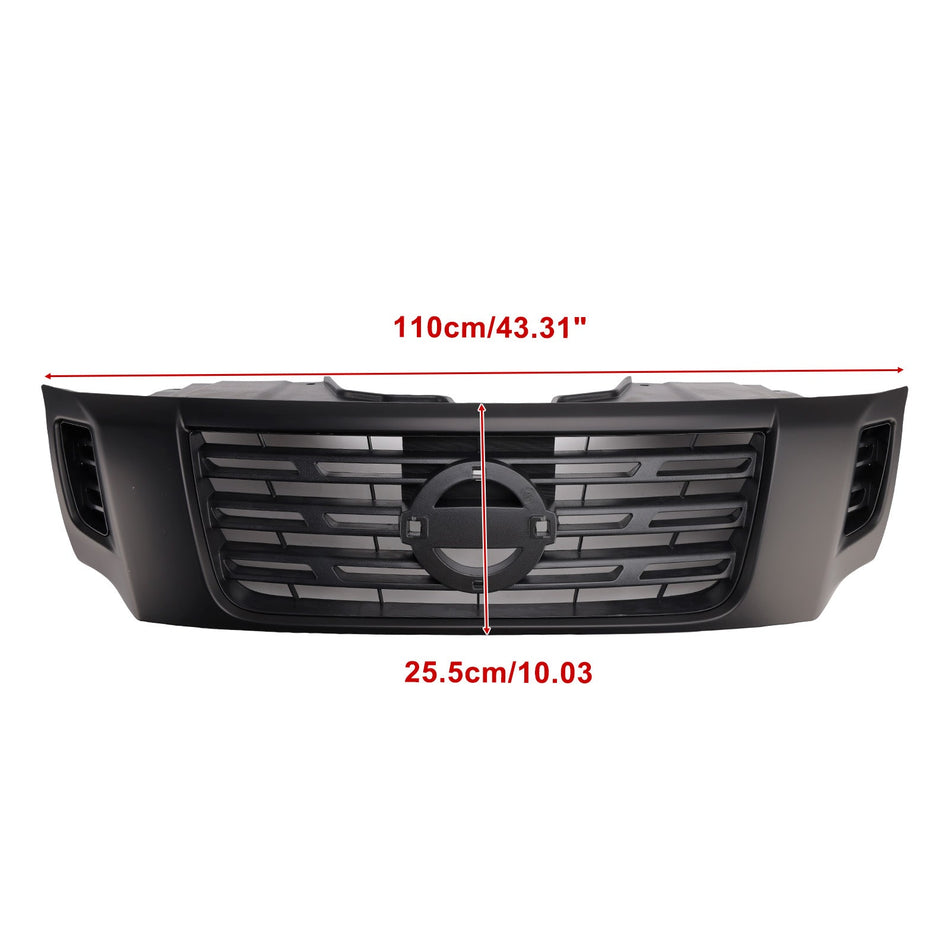 2015-2020 Nissan Navara NP300 D23 Schwarzer Frontstoßstangengrill