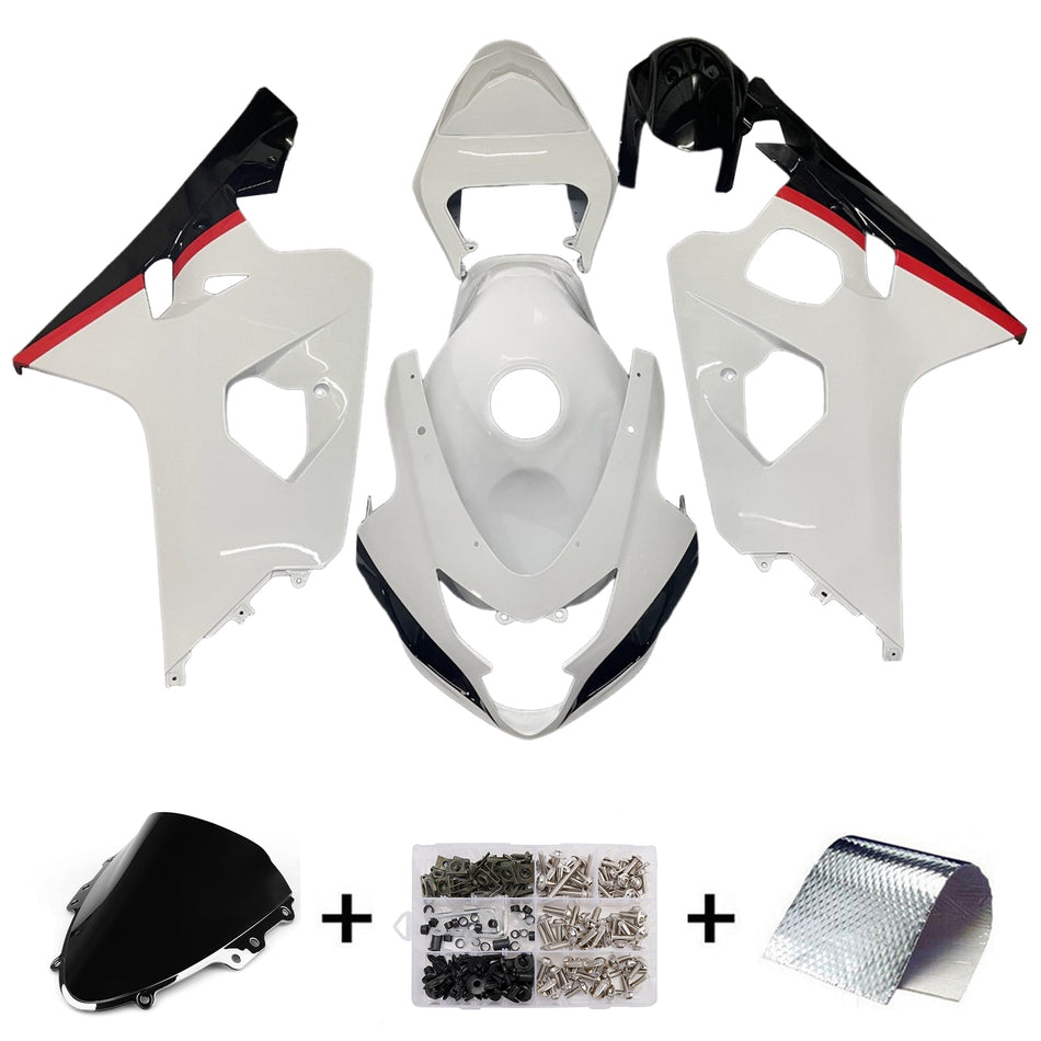 Injection Verkleidung Kit Karosserie Kunststoff ABS Für Suzuki GSXR 600/750 2004-2005 K4