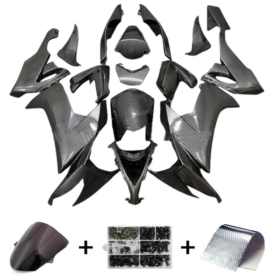 Injection Verkleidung Kit Karosserie Kunststoff ABS fit Für Kawasaki ZX10R 2008-2010