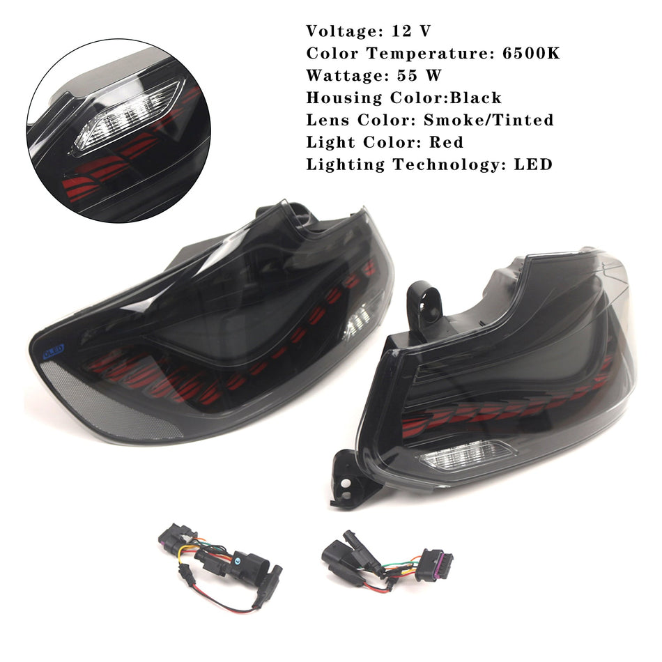 L&amp;R Geräucherte LED Rückleuchten Hinten Lampe Montage Für BMW 2 F22 F23 F87 14-20