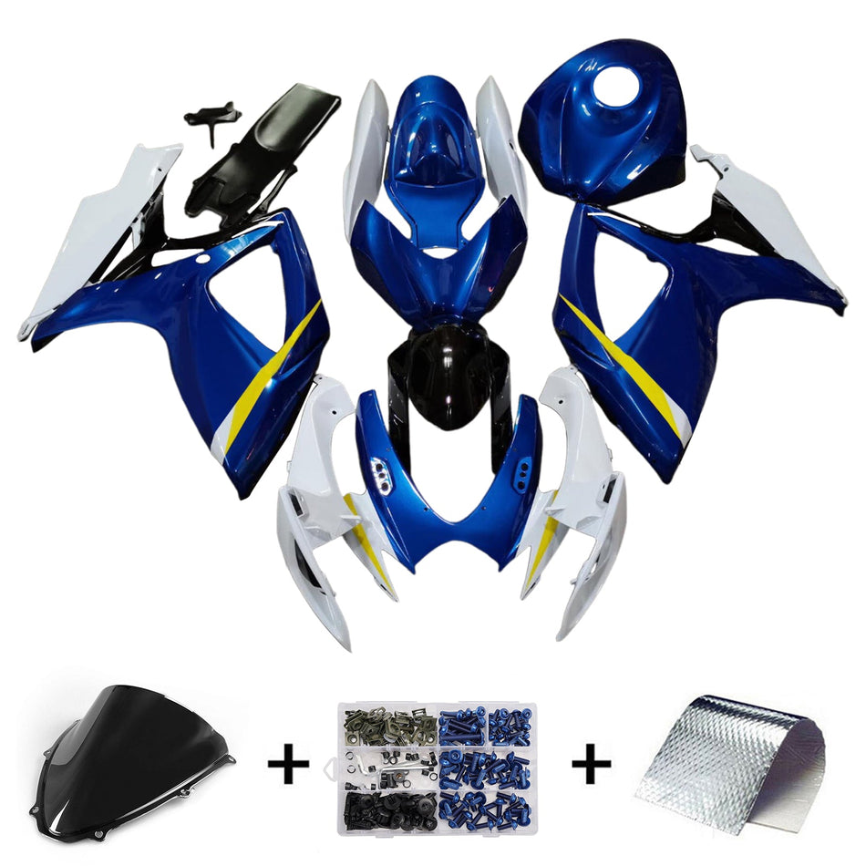 Injection Verkleidung Kit Karosserie Kunststoff ABS Für Suzuki GSXR 600/750 2006-2007 K6