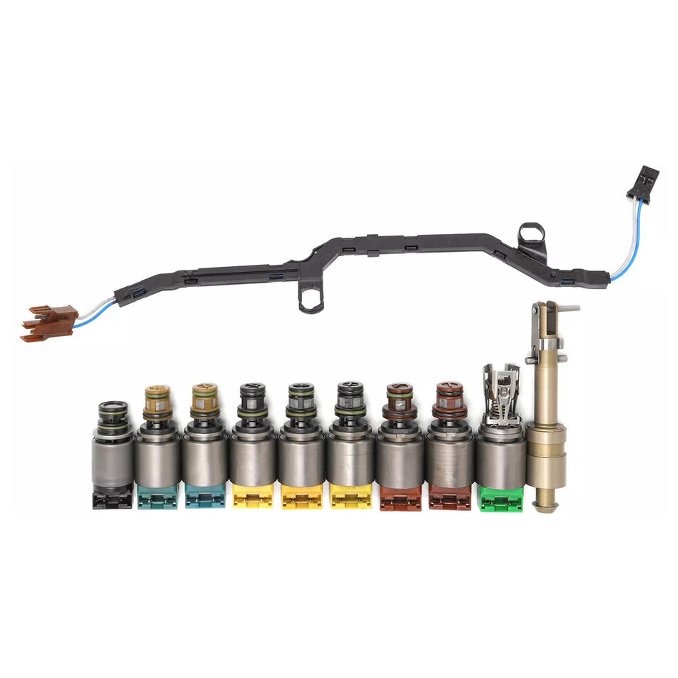 2011–2012 BMW 740i 3.0 L6 F01 6HP28 Getriebeventilkörper-Reparatur-Magnetventil-Kit 1068298047