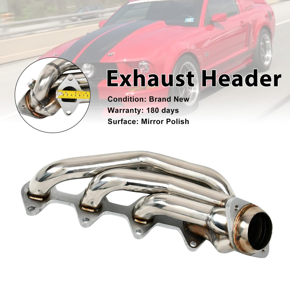 2005-2010 Ford Mustang GT 4.6L V8 Edelstahl-Kurzrohrauspuff