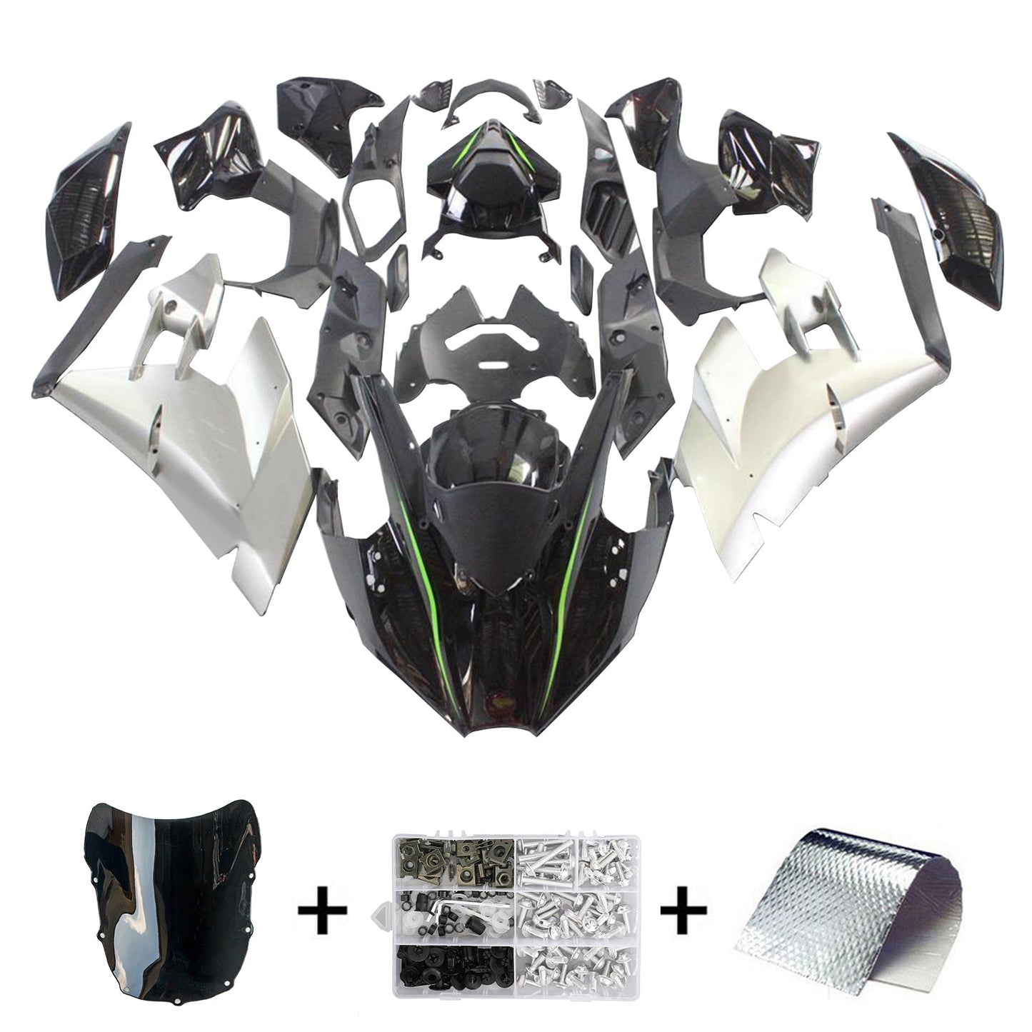 2015-2022 Kawasaki Ninja H2 Einspritzverkleidungssatz Karosserie ABS