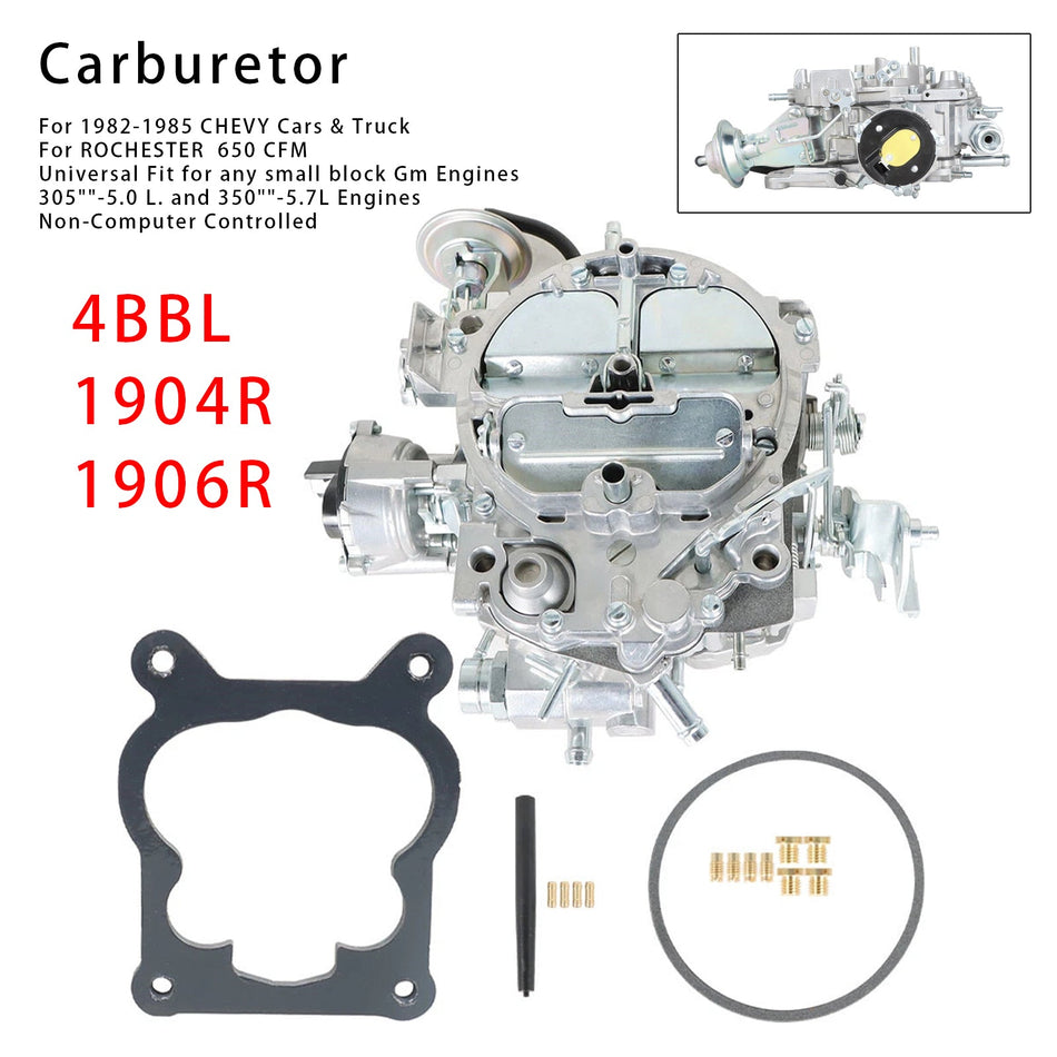ROCHESTER 650 CFM Vergaser 4BBL 1904R 1906R