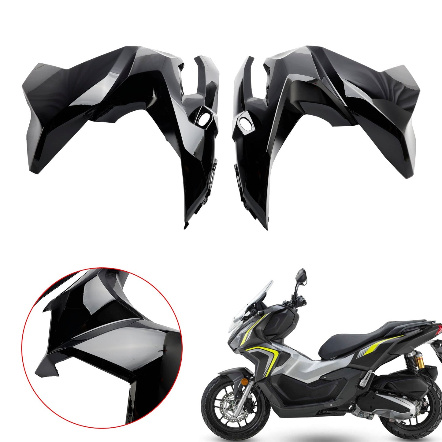 2023-2024 Honda ADV 160 Frontseitenabdeckung Scheinwerferverkleidung