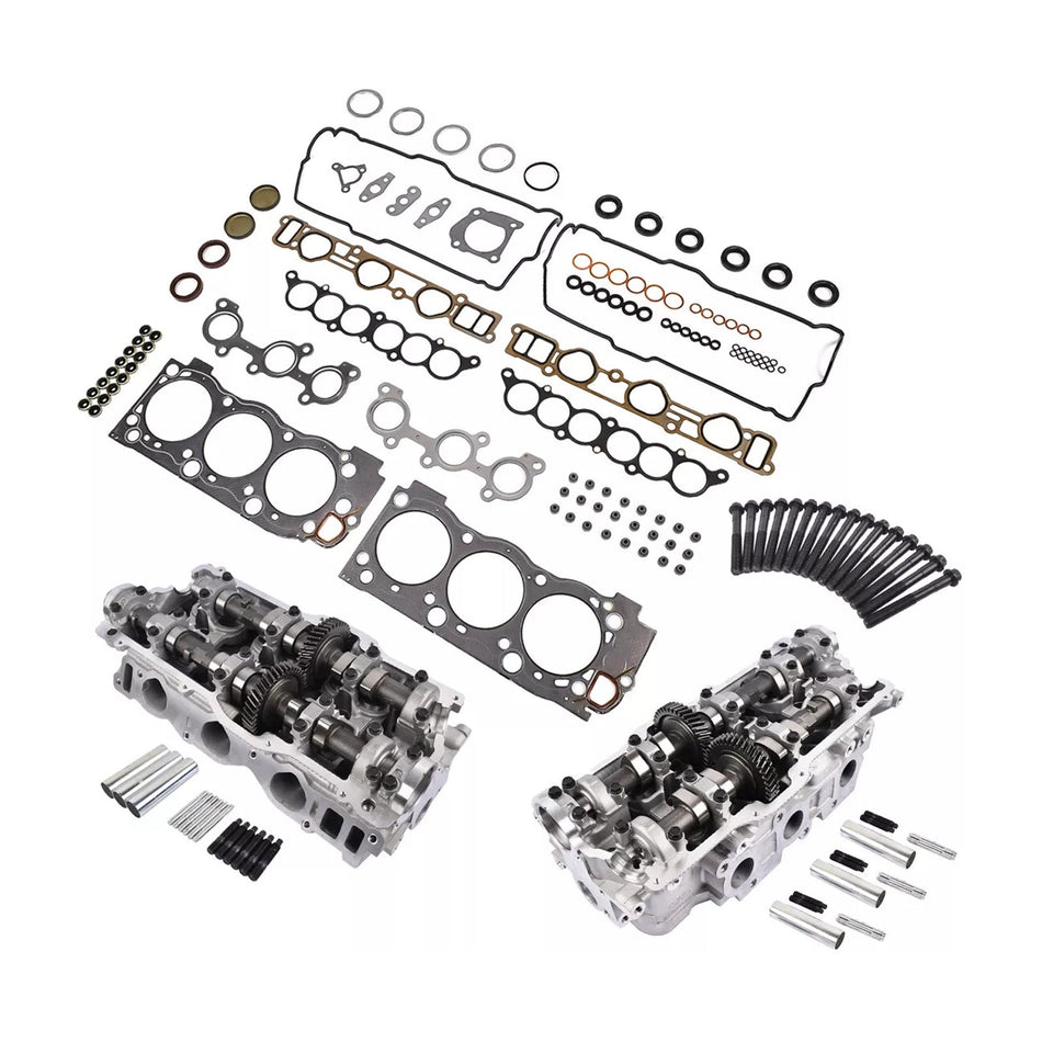 1995-1998 TOYOTA T100 3.4L 2 STÜCK Zylinderkopf &amp; Dichtungen &amp; Schrauben 11101-69136 1305362050