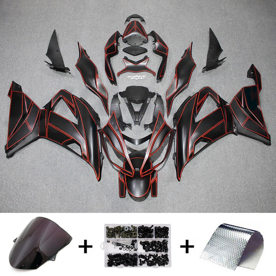 Verkleidungssatz aus ABS-Kunststoff, passend für Kawasaki ZX6R 636 (2013–2018)