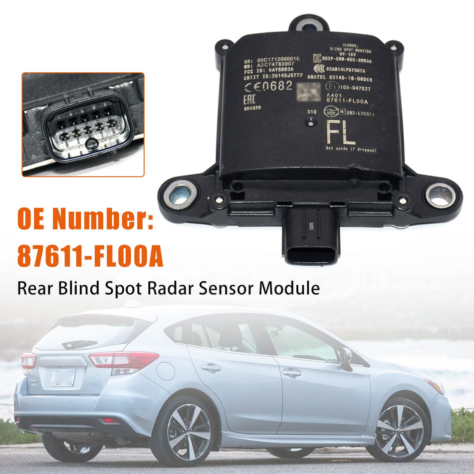 Radargerät für Subaru Ascent (2019), Totwinkel-Radarsensormodul hinten, Teilenummer 87611-FL00A
