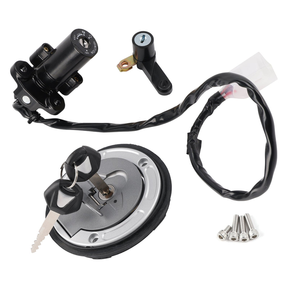 Zündschloss-Sitzschloss-Tankdeckel-Set für Yamaha MT03 MT-03 MT-25 2020-2024