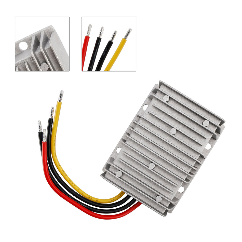 Wasserdichter 20-60V bis 12V 25A 300W Step Down DC/DC-Stromrichterregler