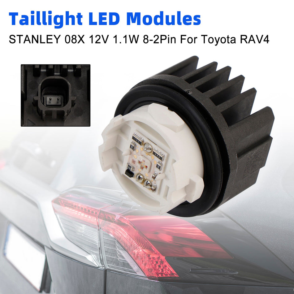 Rücklicht LED-Module STANLEY 08X 12V 1,1W 8-2Pin Für Toyota RAV4