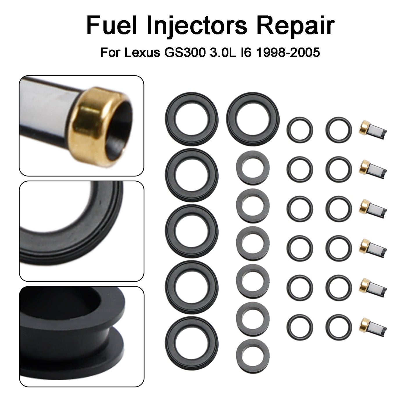 Reparatursatz für Einspritzdüsen, passend für Toyota Supra, passend für Lexus SC300 IS300 3.0 98-05