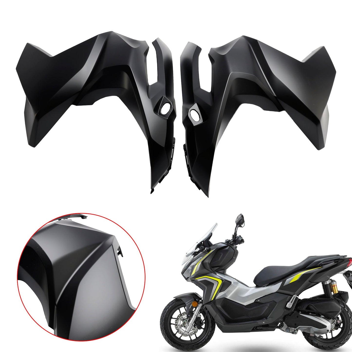 2023-2024 Honda ADV 160 Frontseitenabdeckung Scheinwerferverkleidung