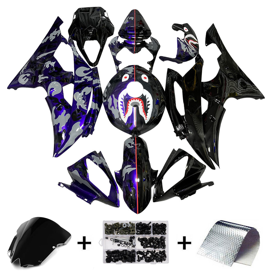 Verkleidungssatz aus ABS-Kunststoff für Yamaha YZFR6 YZF-R6 2008-2016