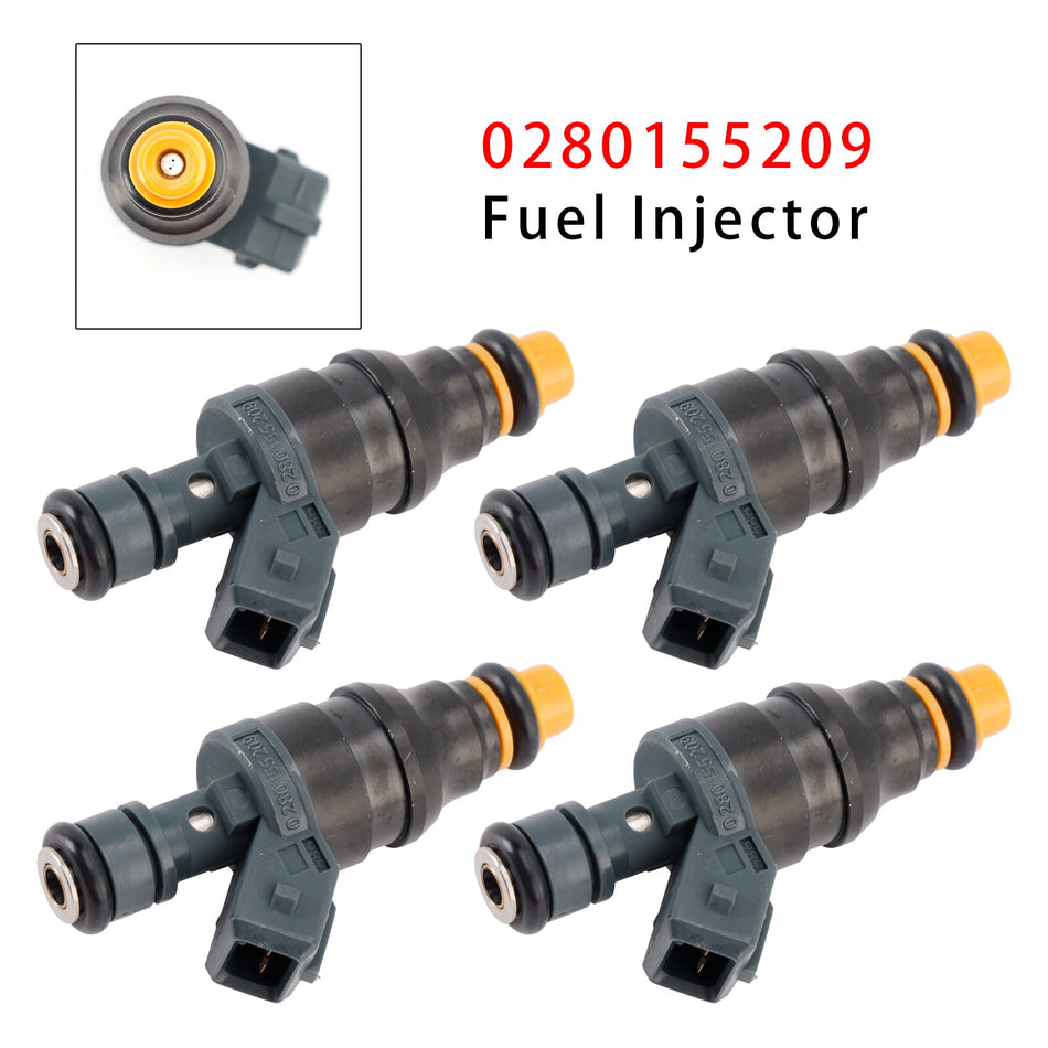 4 Stück Einspritzdüsen für Mercedes-Benz 300E/SE/TE/CE E320 C280 C36 0280155209