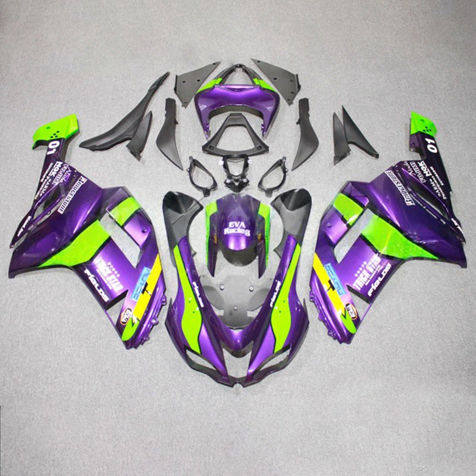 Verkleidungssatz aus ABS-Kunststoff, passend für Kawasaki ZX6R 636 (2007-2008)