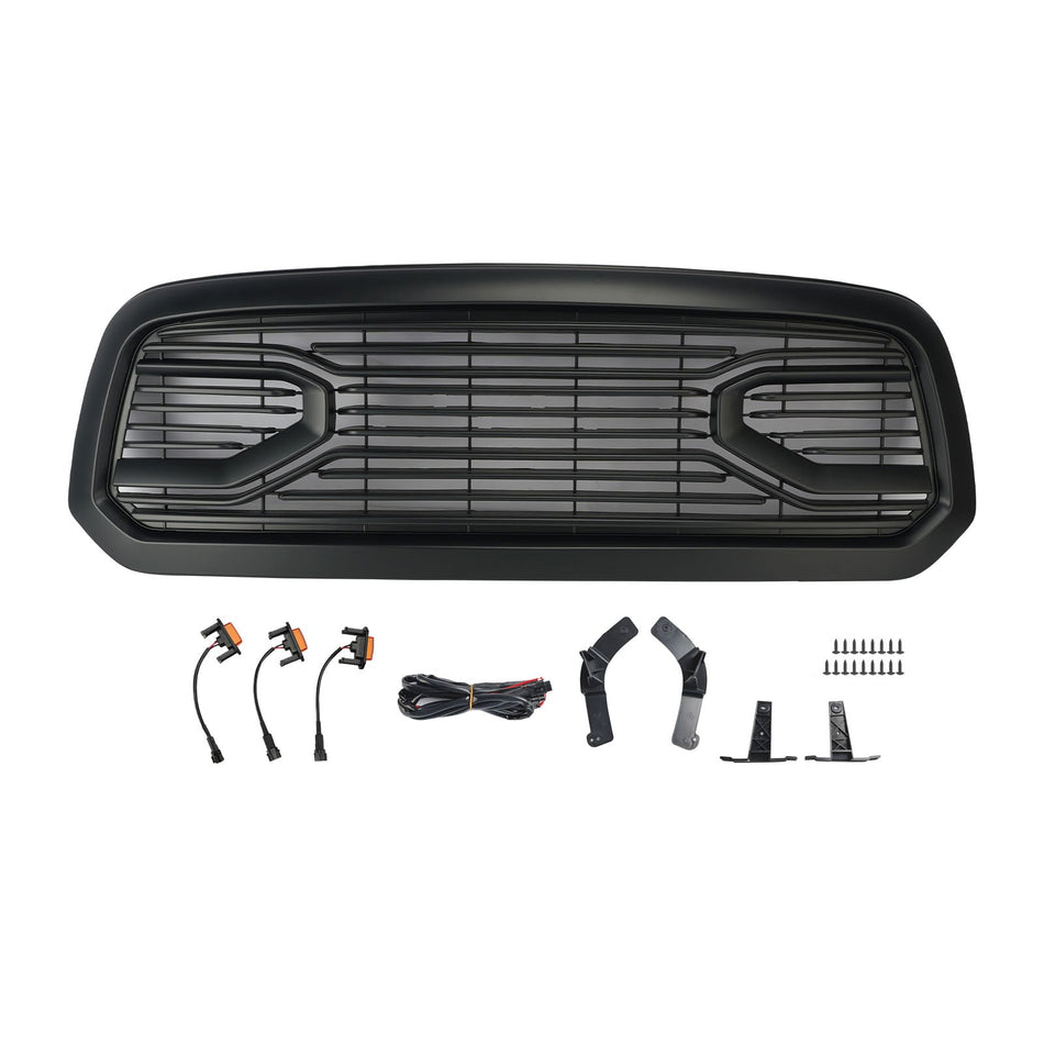 2013-2018 Dodge Ram 1500 Schwarzer Frontstoßstangengrill im Big Horn-Stil