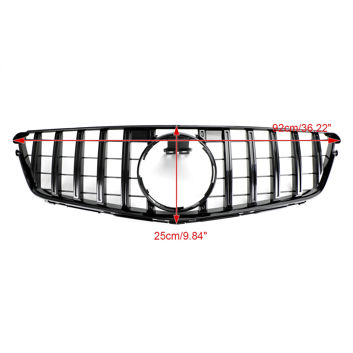 Grille de calandre de pare-chocs avant de Style GTR pour Benz classe C W204 C300 C350 2008-2014