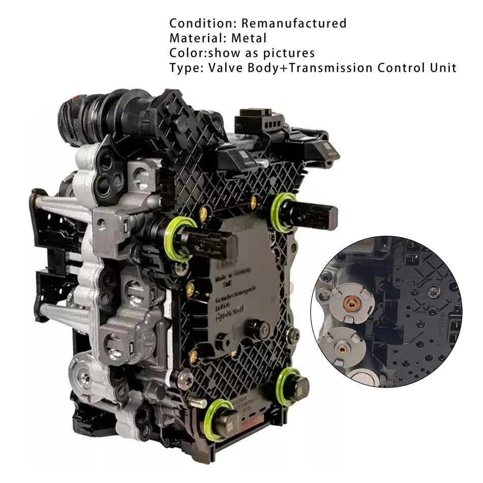 Getriebe Mechatronik TCU Control Unit + Ventil K?rper Für VW 7 Geschwindigkeit DQ500 0BH