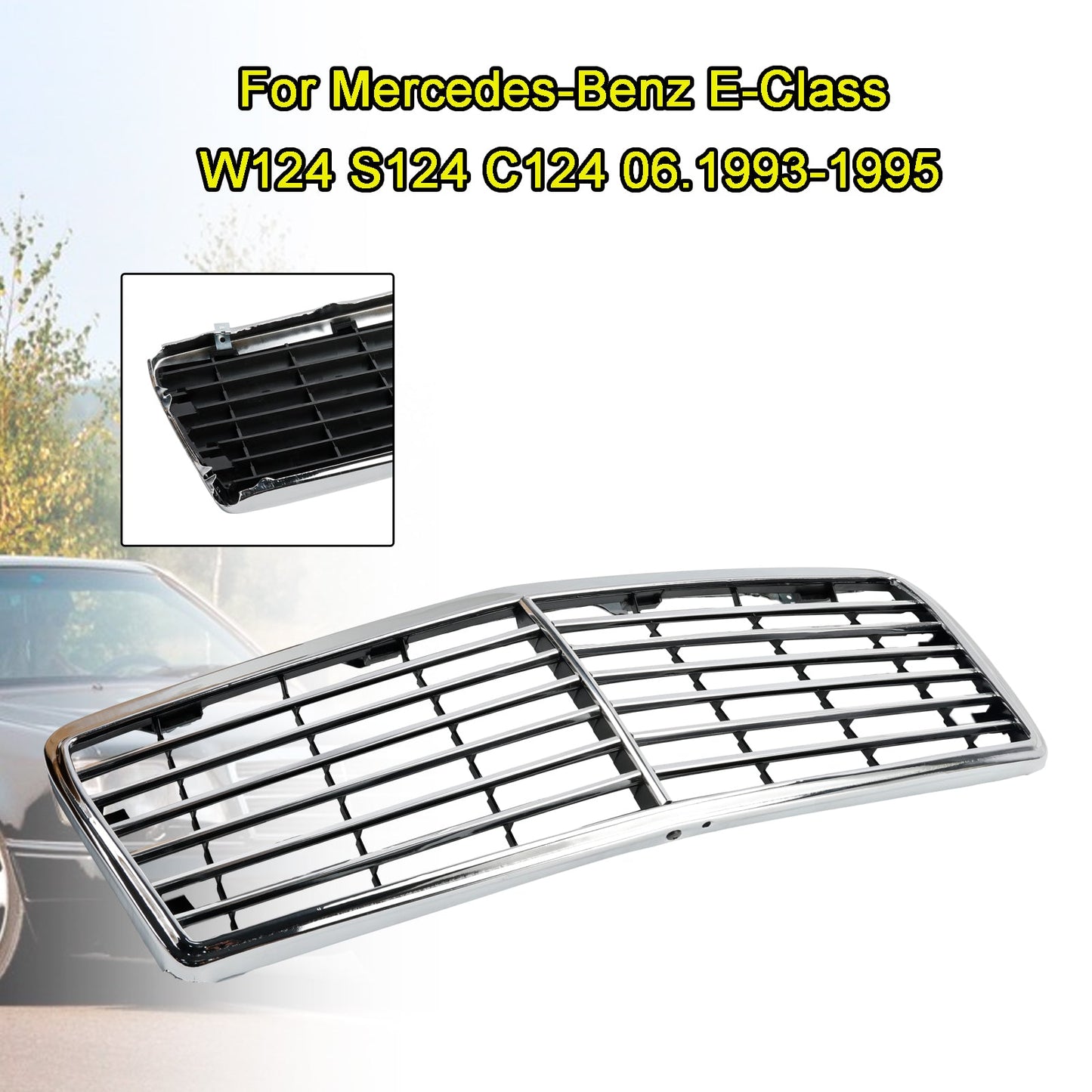 1993-1995 Mercedes-Benz E-Klasse W124 S124 C124 Kühlergrill für die Frontstoßstange