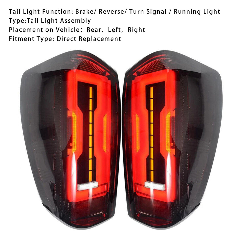 2020–2023 Mazda BT50 links + rechts LED-Rücklichtbaugruppe