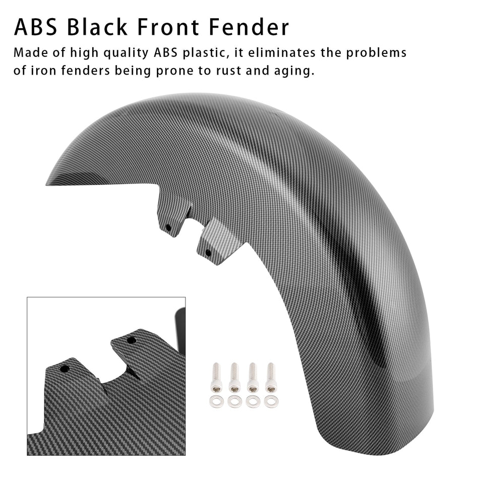 1989–2013 Harley-Davidson Touring Road King Street Glide ABS schwarz Front Fende