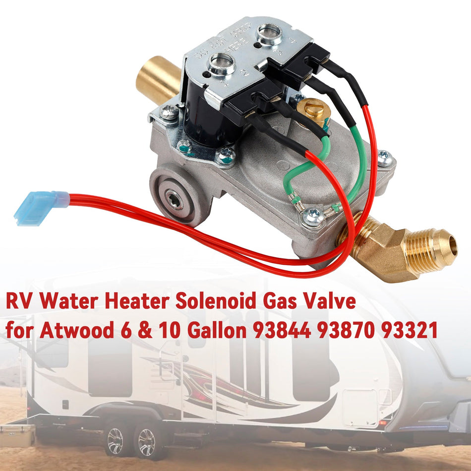RV-Warmwasserbereiter-Magnetgasventil für Atwood 6 &amp; 10 Gallonen 93844 93870 93321