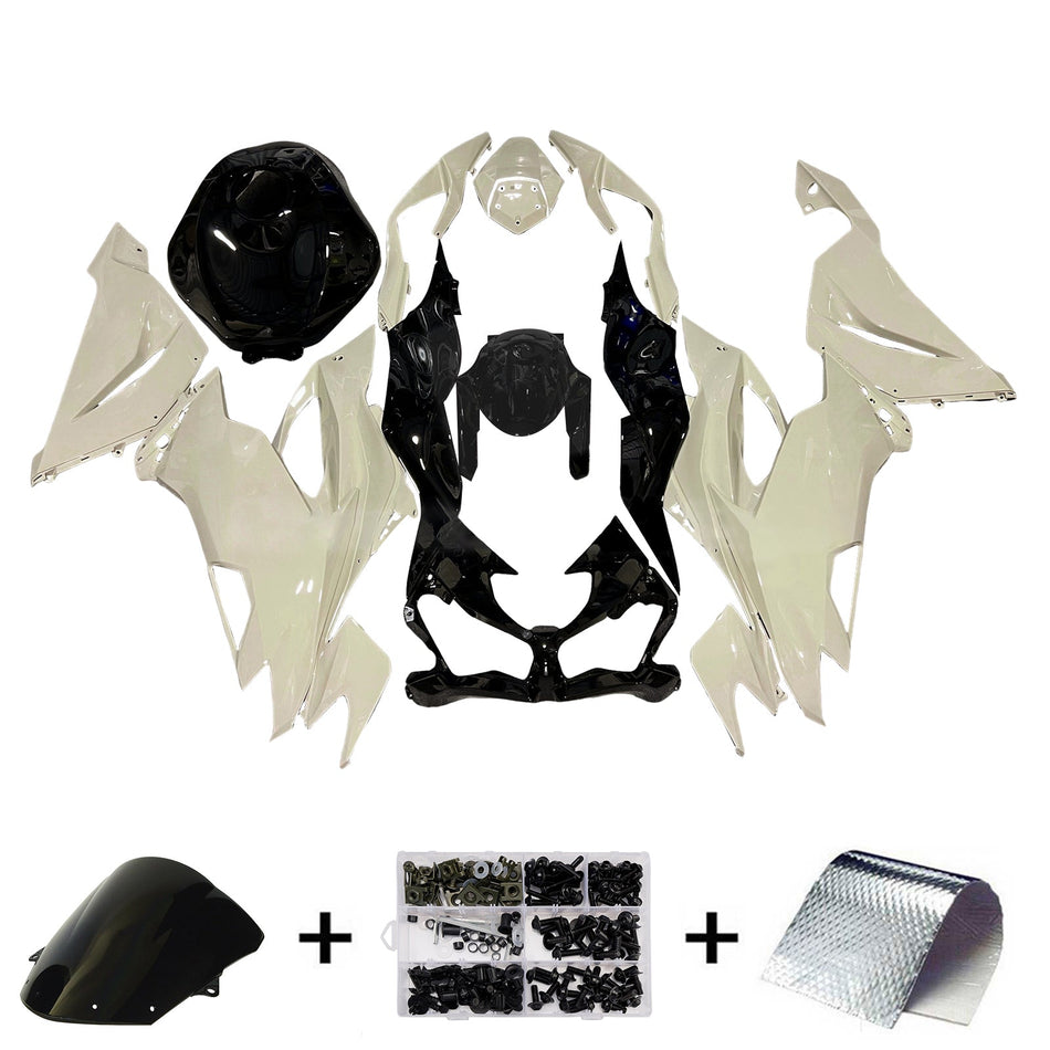 Injection Verkleidung Kit Karosserie Kunststoff ABS fit Für Kawasaki ZX6R 2019-2023