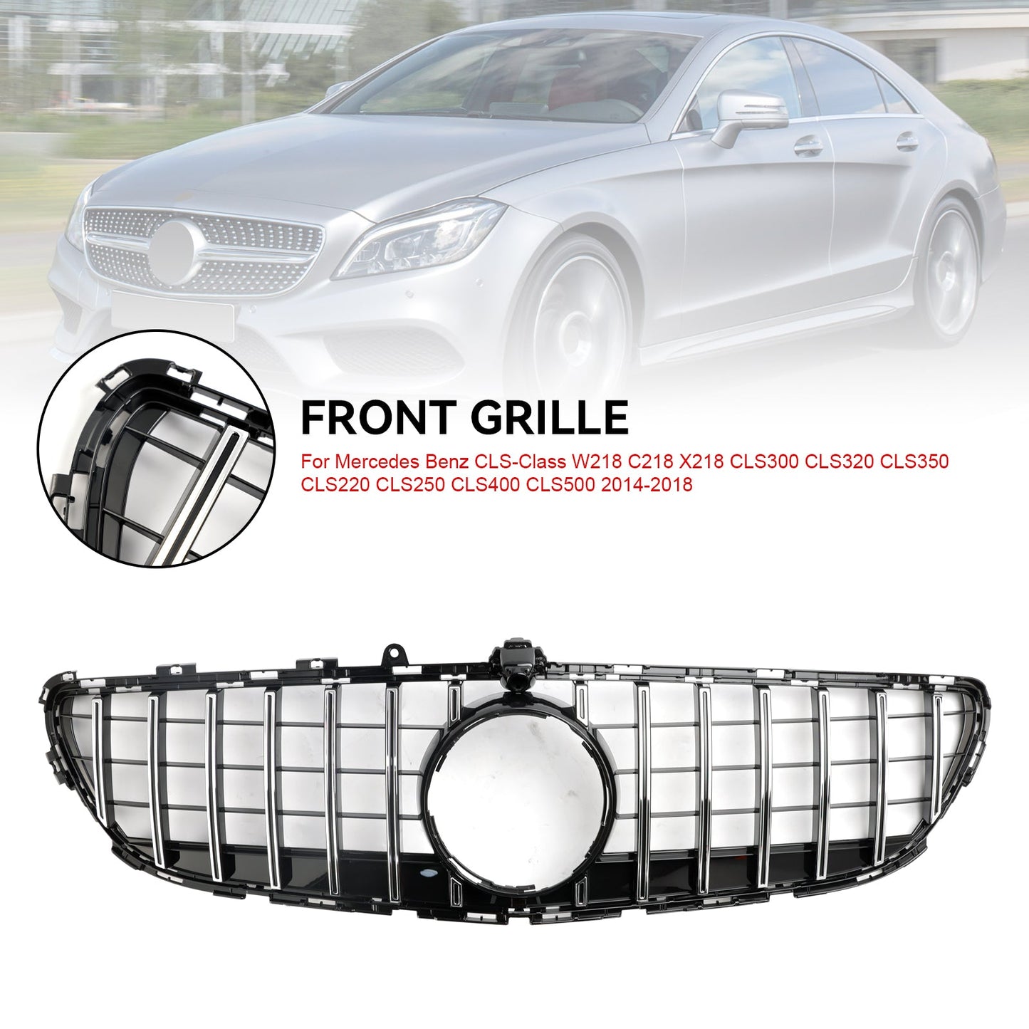 2015-2018 Mercedes Benz CLS-Klasse W218 CLS350 Kühlergrill für die Frontstoßstange