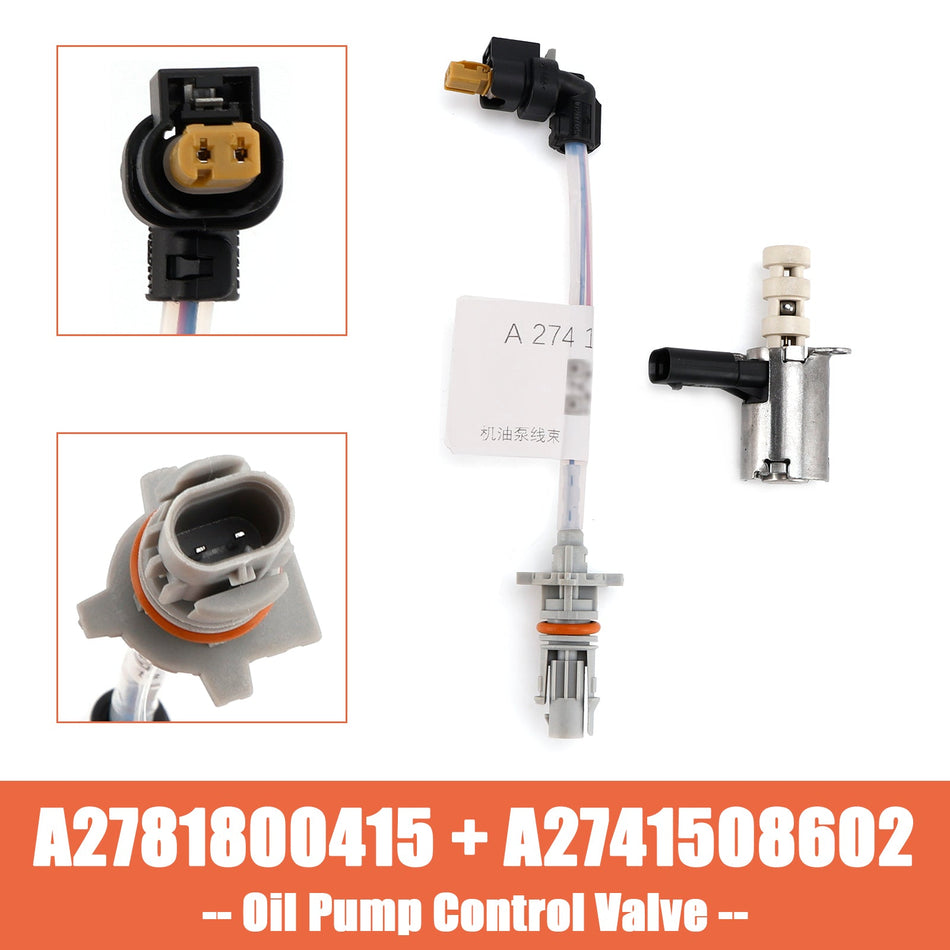 Ölpumpen-Steuerventil A2781800415 A2741508602 für Mercedes M274 M264 GLC