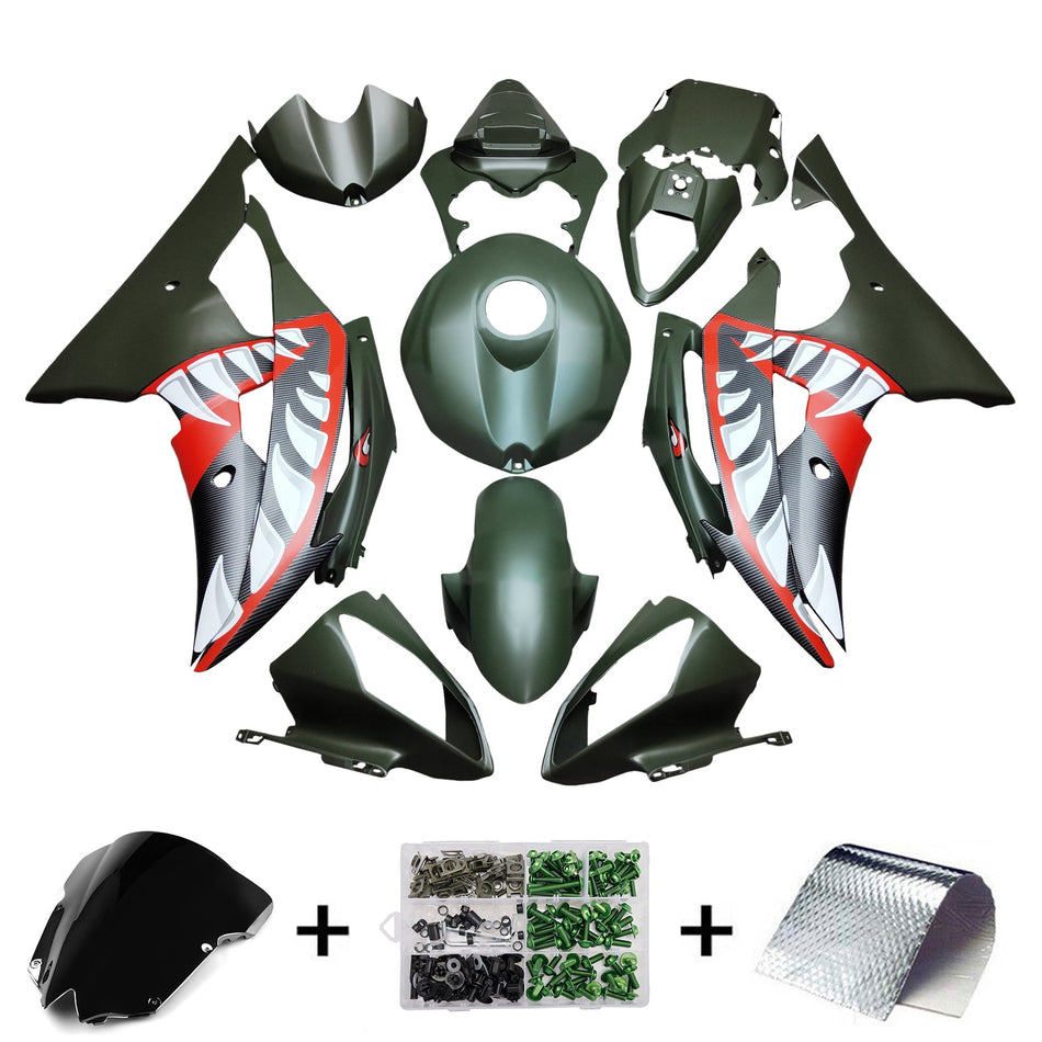 Verkleidungssatz aus ABS-Kunststoff für Yamaha YZFR6 YZF-R6 2008-2016
