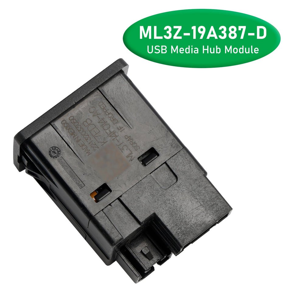 2021-2024 Ford F-150 Expedition Bronco USB-Media Hub-Modul Sync 4 ML3Z-19A387-D