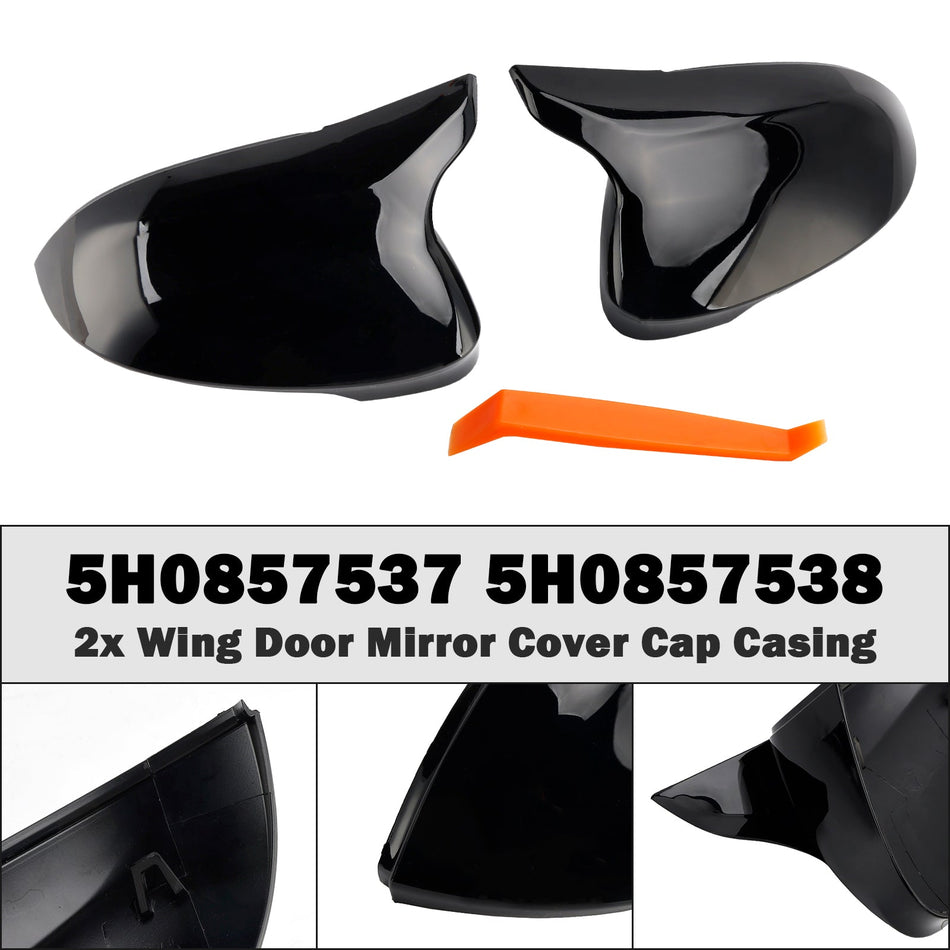 2x Außenspiegelkappen für VW Golf MK8 ab 2020 5H0857537 5H0857538