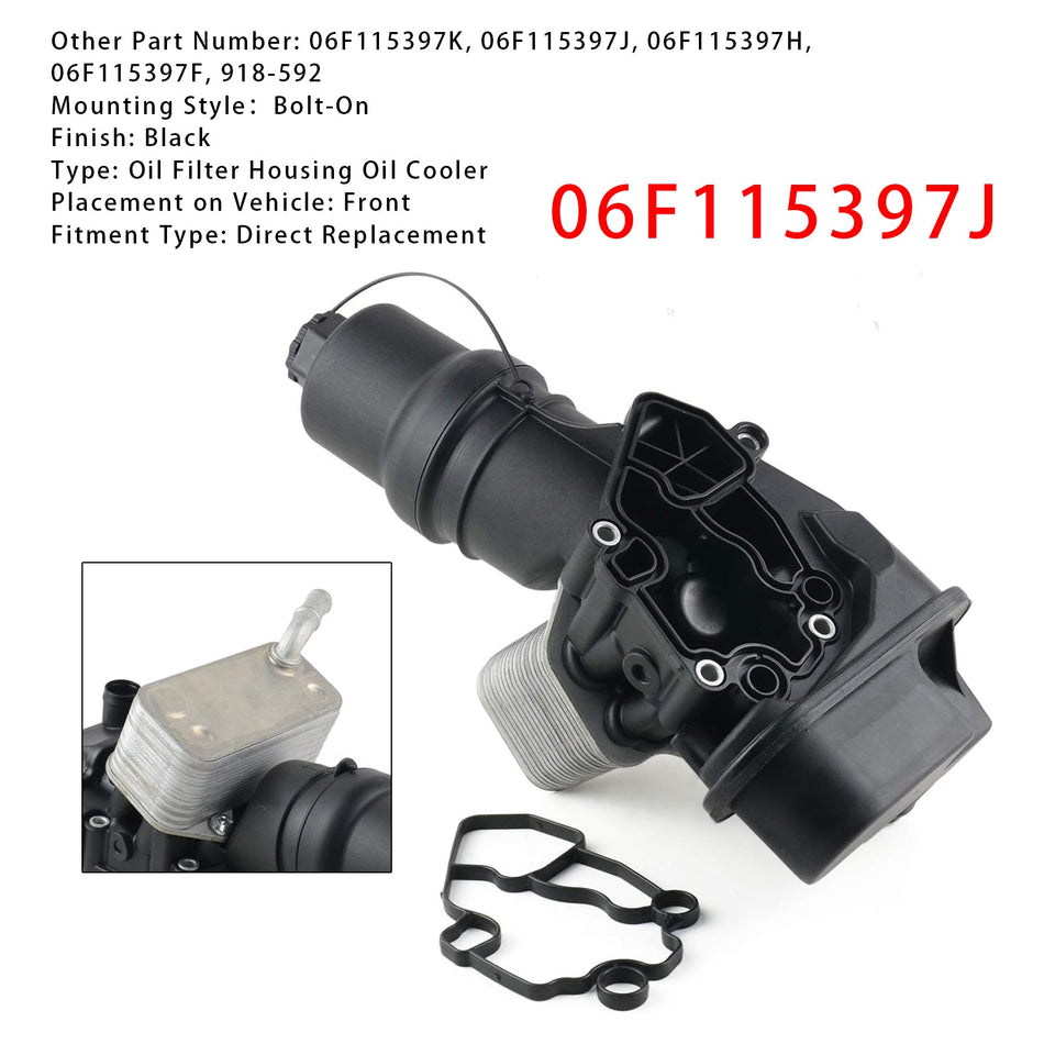 Motorölkühler Ölfilter Montage Für VW Jetta GTI Passat Eos 2.0L 2006-2008