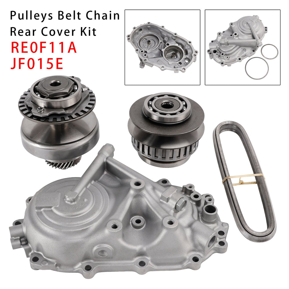 2009–2018 Für CVT Nissan RE0F11A JF015E Riemenscheiben-Ketten-Abdeckungssatz hinten, 30 Zähne