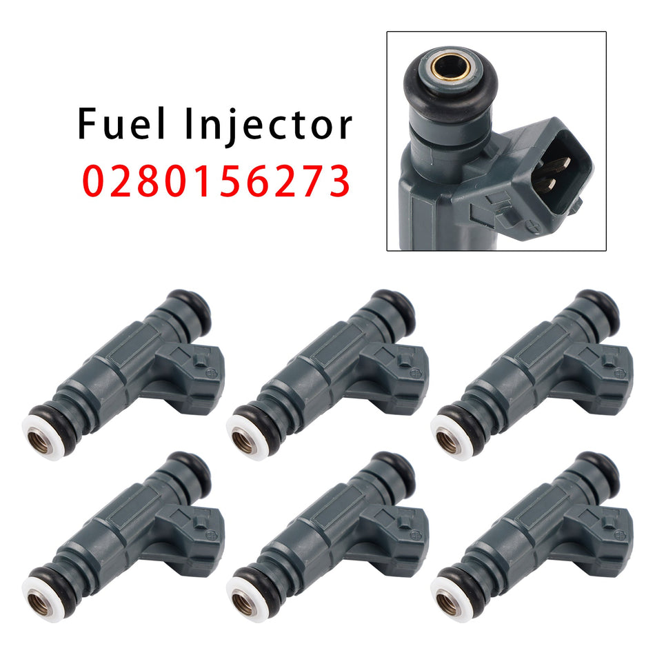 6 Stück Einspritzdüsen für Audi A4 A6 Quattro A4 A6 Passat 97-05 2.8L 0280156273