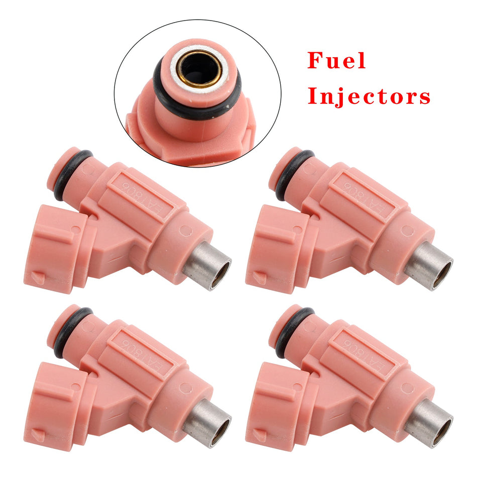 4PC 68V-13761-10-00 Kraftstoff Injektor Für Yamaha Au?enbordmotor 115HP F115JA F115LA 11-14