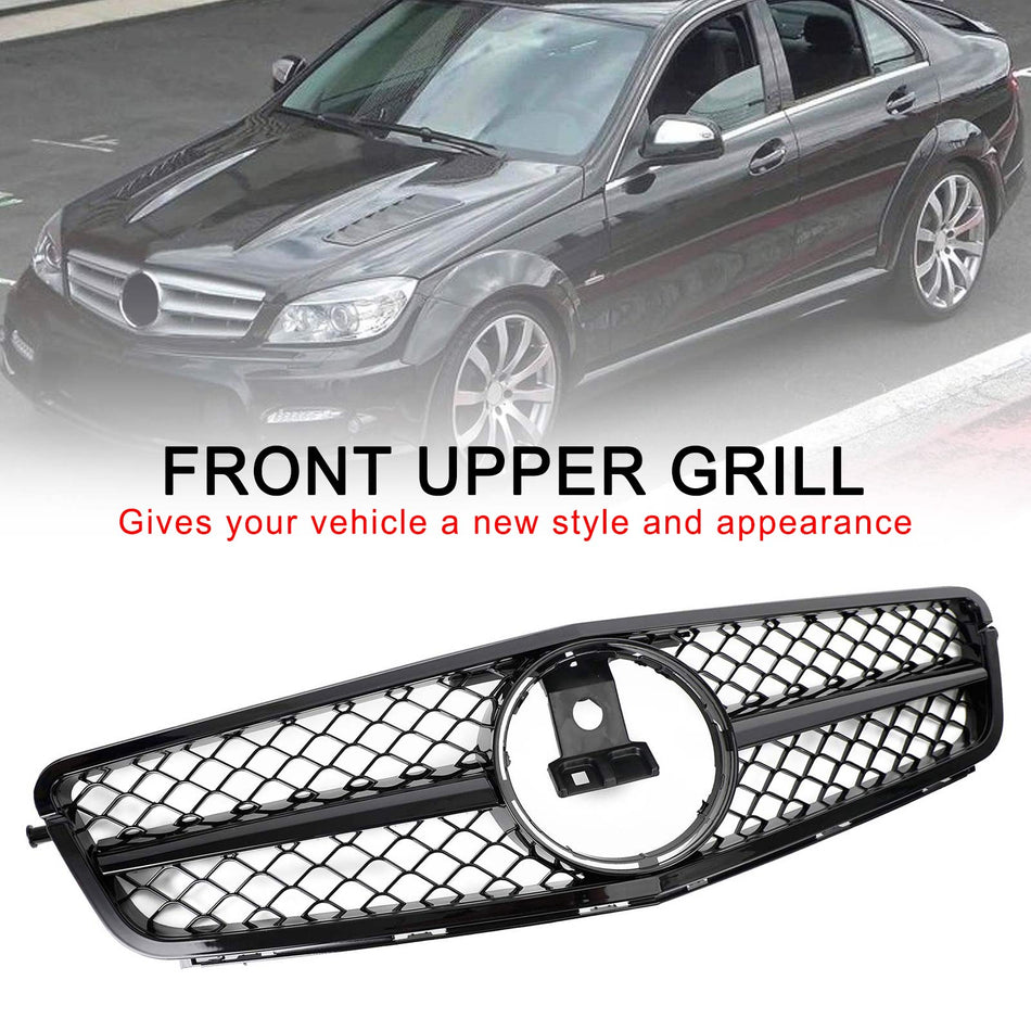 Front Bumper Grille Grill Für C-Class Benz W204 C300 C350 2008-2014