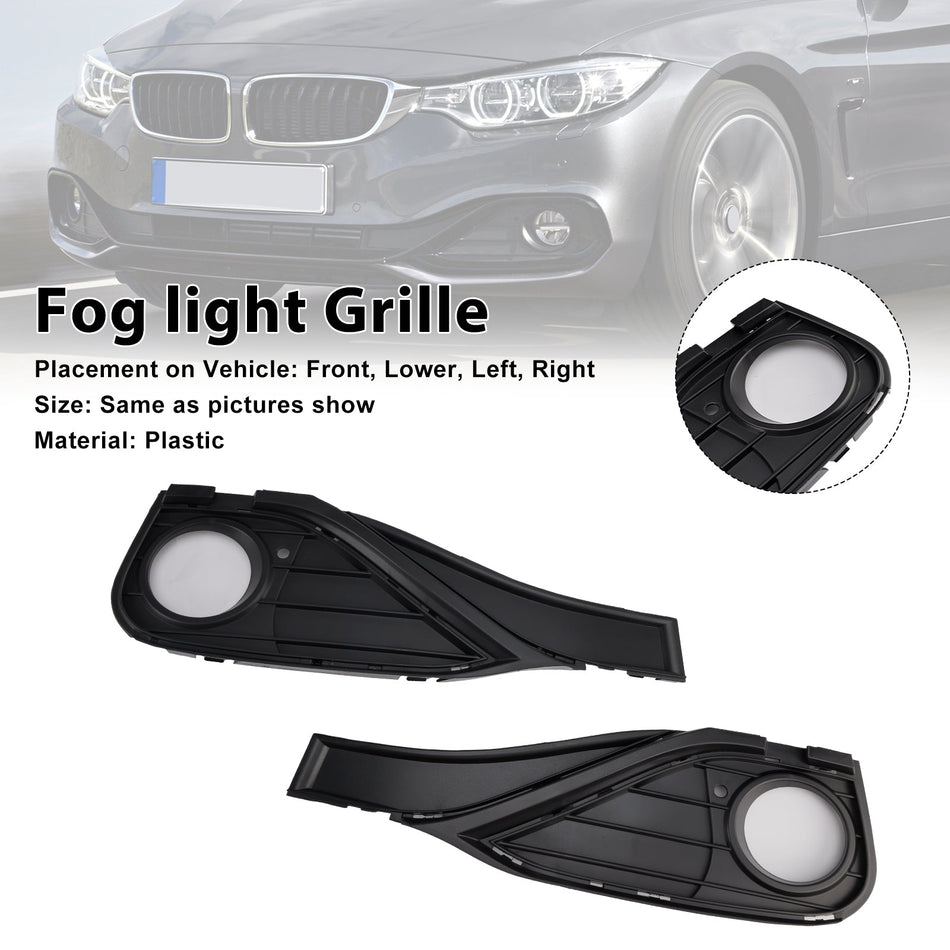 Teilweise offenes Gitter Nebelscheinwerfergitter 51117294831 Passend für BMW F32 F33 F36 418D