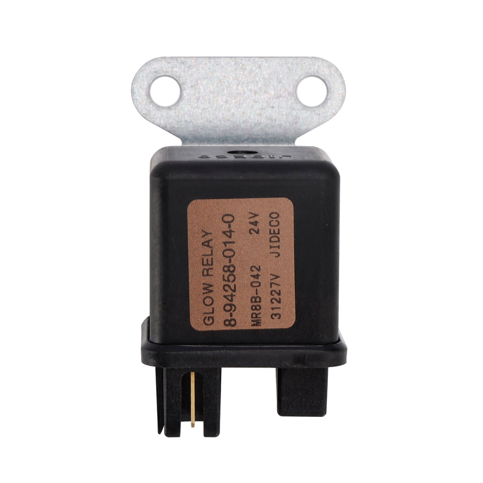 8-94258-014-0 24VDC MR8B-042 Vorw?rmrelais 4Pins für Hitachi ZX110 Isuzu 6HK1