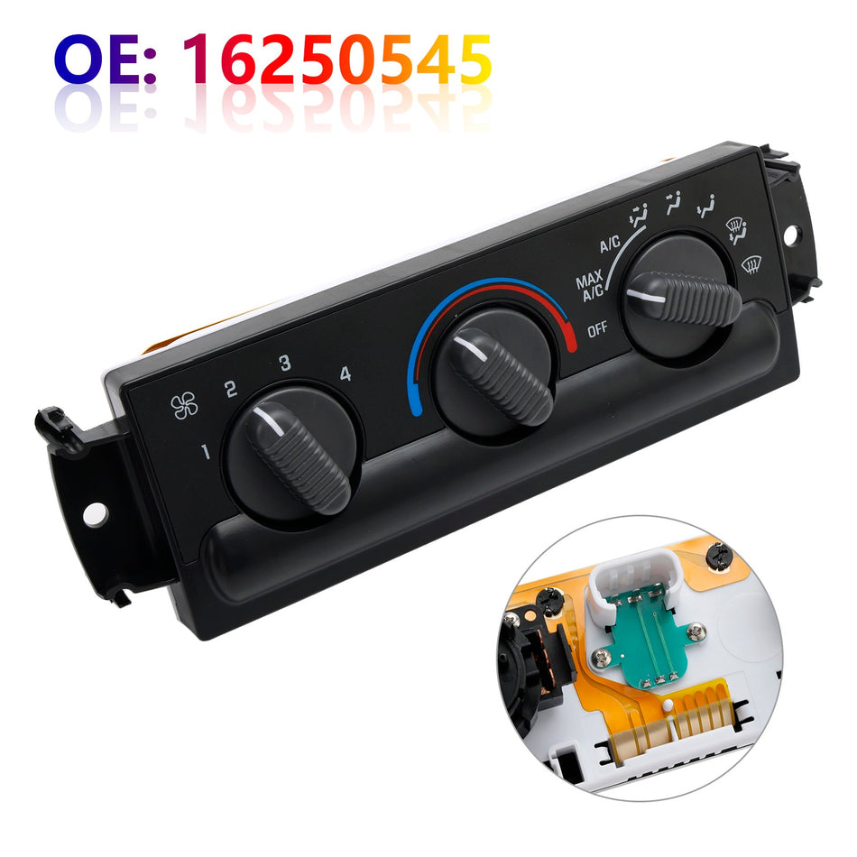 2003-2004 Chevy Blazer LS, Xtreme, ZR2 4,3 l V6 Klimasteuerger?t A/C-Heizungssteuerschalter 16250545